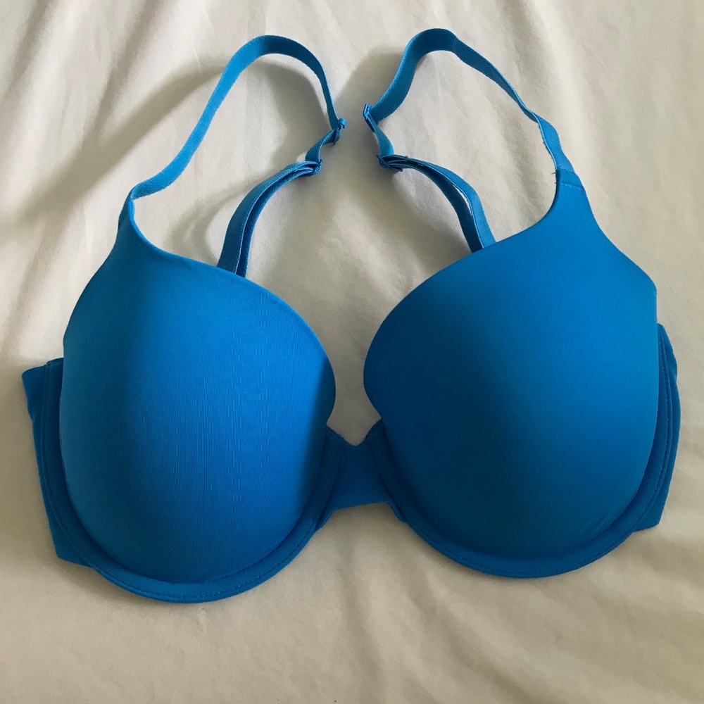 Wacoal b.tempt'd blue underwire bra, 32D